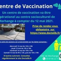 Centre de vaccination à partir du 12 mai 2021